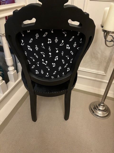 Bespoke French Louis 14th chair with Beatles : Famous four