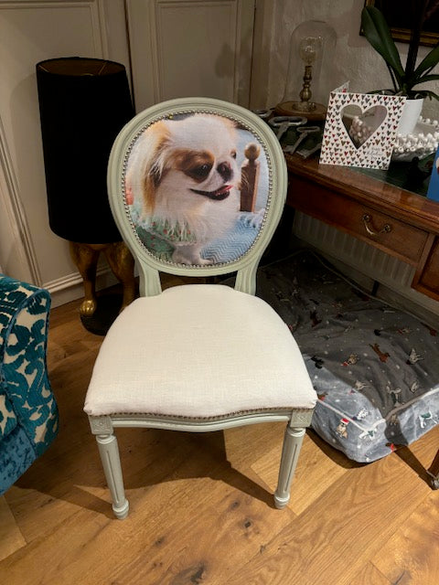 Bespoke pet Louis style chairs